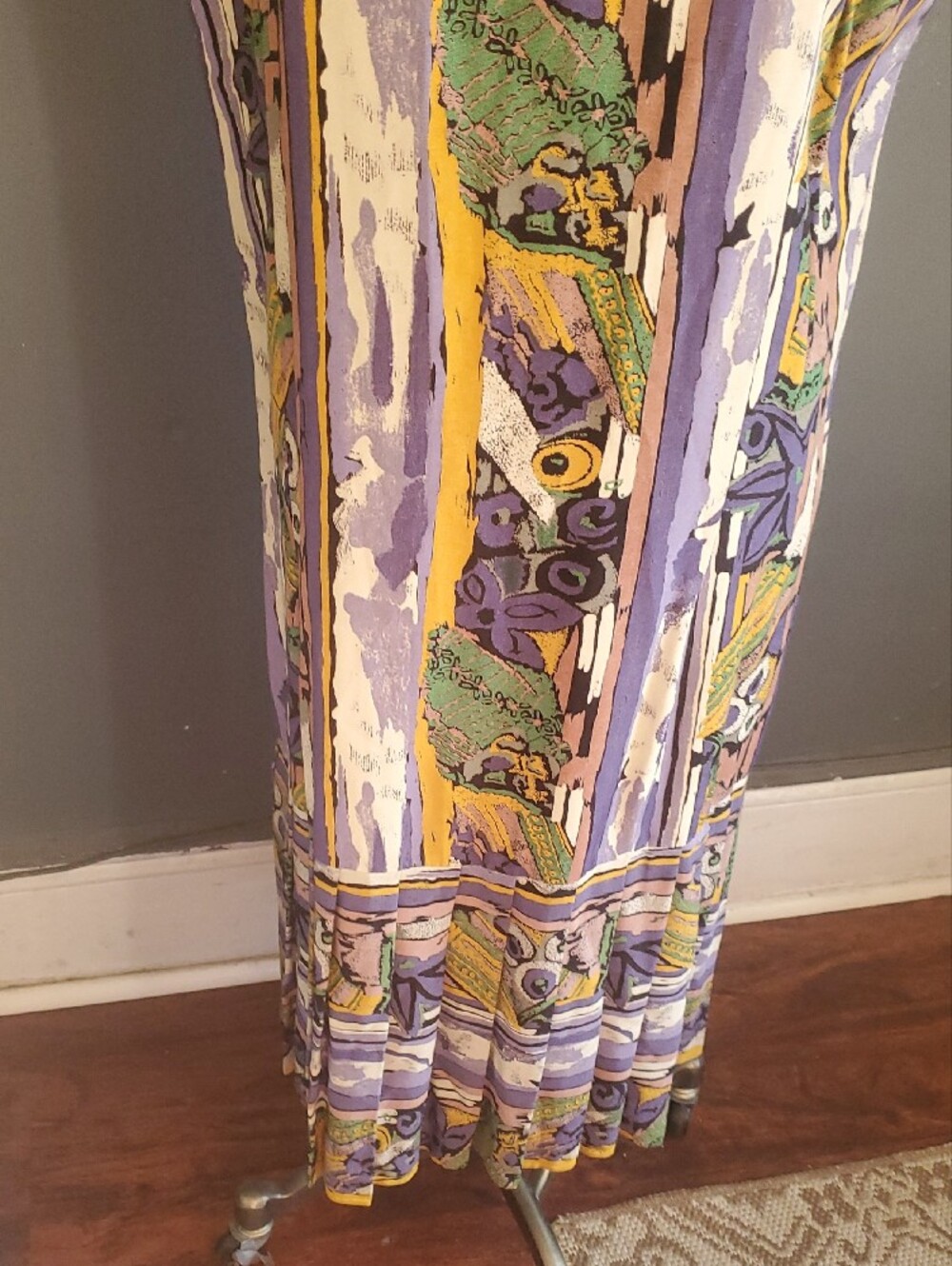 Women’s Purple Floral Dress - Size 18 - Picture 4 of 14